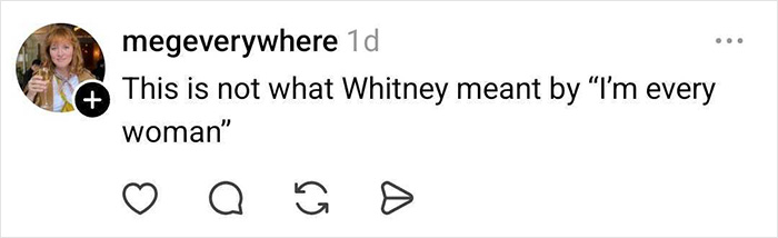 Social media comment about a glamorous white influencer deleting a post after fans noticed something off.