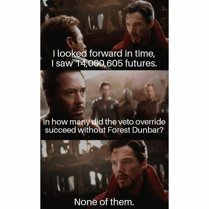 A Dr. Strange meme asking about futures and political outcomes. A hilarious meme for living in Alaska.