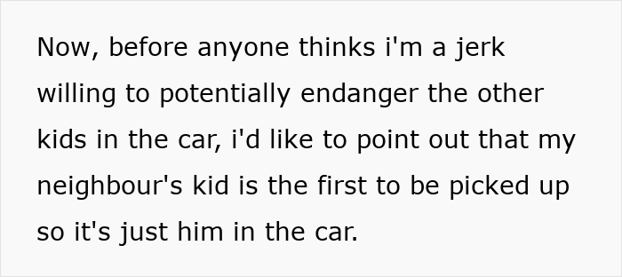 Man gets revenge on honking driver by tossing ice-filled bin, causing driver to call cops and regret it.