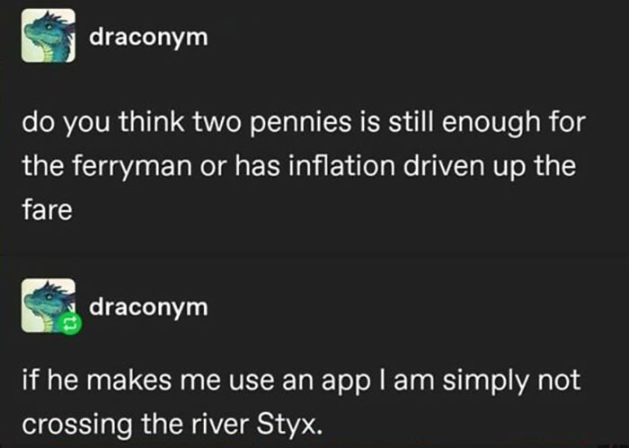 Meme humor about inflation and technology frustrations from people who gave up on life but not humor.