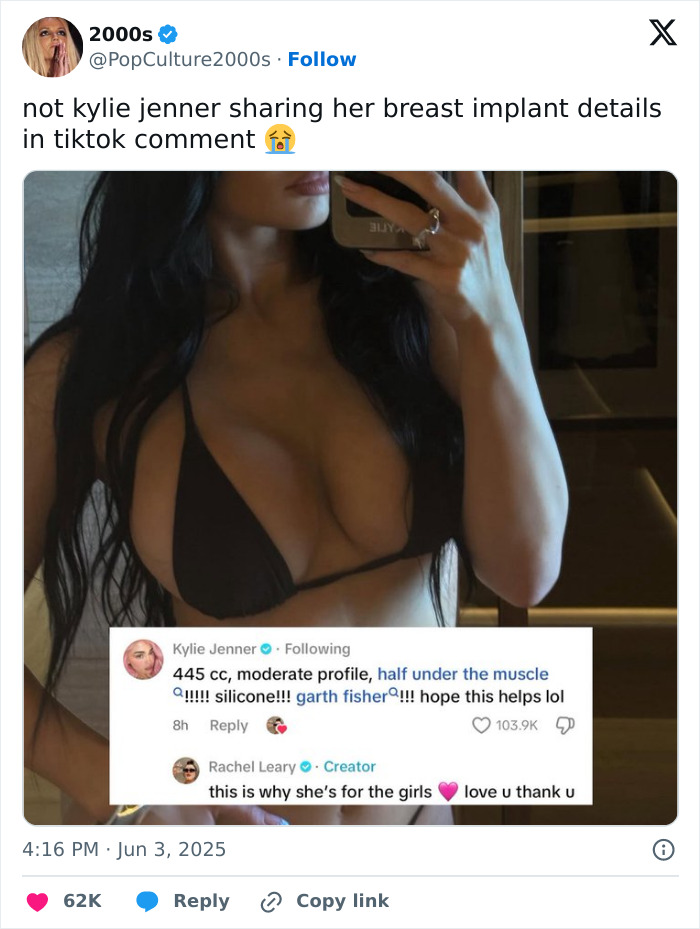 Kylie Jenner desperta preocupação de que seus implantes mamários tenham rompido depois que os fãs notaram detalhes no Coachella Snap Kylie Jenner desperta preocupação de que seus implantes mamários tenham rompido depois que os fãs notaram detalhes no Coachella Snap