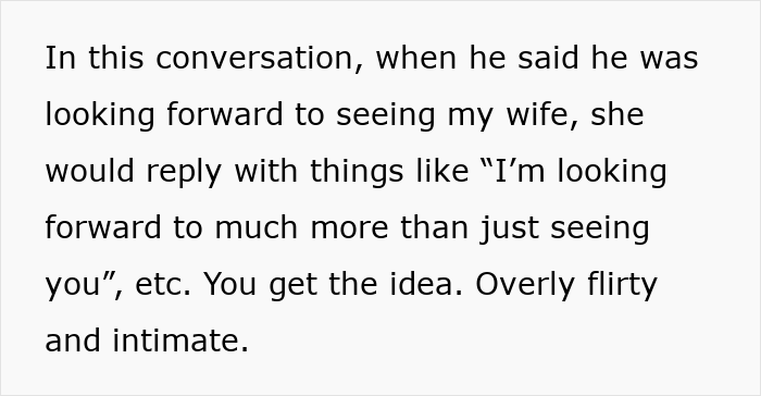 Text describing a guy moving out to save his marriage but returning to a shocking bedroom twist straight from hell.