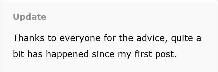 Update text on a screen about advice received, related to coping with trauma and stalking issues.