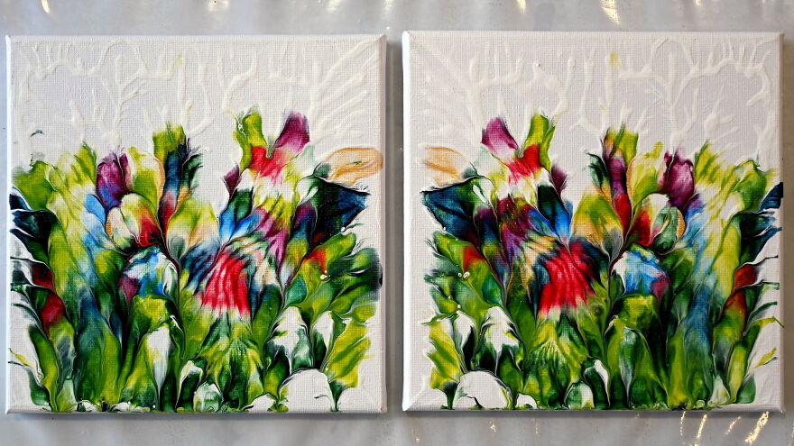 Less Is More ✨ Double Dip Acrylic Pour Diptych | Mesmerizing Fluid Art Technique Less Is More ✨ Double Dip Acrylic Pour Diptych | Mesmerizing Fluid Art Technique