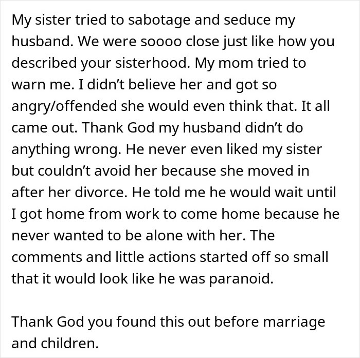 “You’re Sick”: Woman Sends Cruel Message To Sister Who Cheated With Her BF, Doesn’t Regret It At All