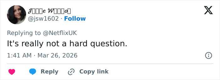 Screenshot of a Twitter reply discussing the devastated bride-to-be exposing her fianc&eacute;'s horrific crimes before their wedding.