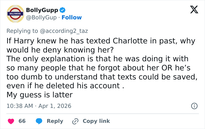 Prince Harry&rsquo;s Flirty &lsquo;Movie Snuggles&rsquo; Texts to Reporter Resurface After Weekend of 'Naughtiness'