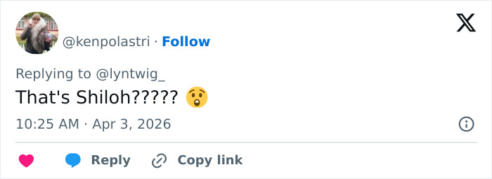 Shiloh Jolie aparece no primeiro videoclipe, os fãs apontam que ela é gêmea de sua mãe