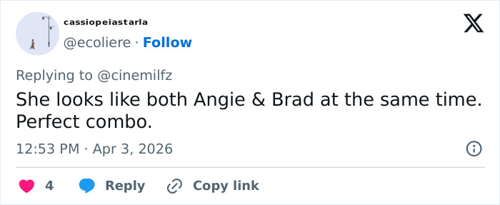 Shiloh Jolie aparece no primeiro videoclipe, os fãs apontam que ela é gêmea de sua mãe