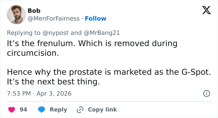 Estudo revela que a principal área do prazer masculino não é onde os especialistas pensavam