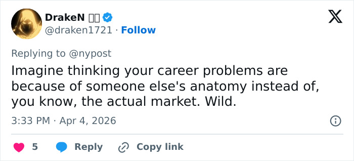 Tweet from DrakeN discussing career issues and anatomy, referencing Mark Ruffalo and Kate Beckinsale’s firing remarks. Tweet from DrakeN discussing career issues and anatomy, referencing Mark Ruffalo and Kate Beckinsale’s firing remarks.