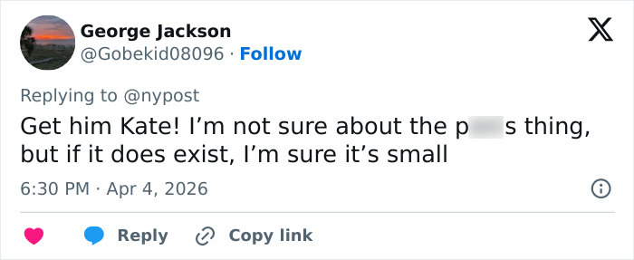 Screenshot of a tweet discussing Kate Beckinsale and Mark Ruffalo’s comments on her firing and manhood benefits. Screenshot of a tweet discussing Kate Beckinsale and Mark Ruffalo’s comments on her firing and manhood benefits.