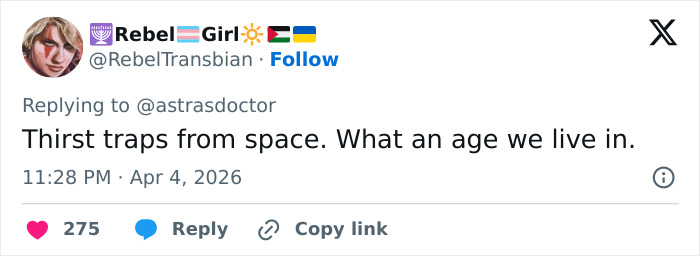 "Thirst Traps From Space": Astronaut's Ripped Physique During Moon Mission Sparks Frenzy