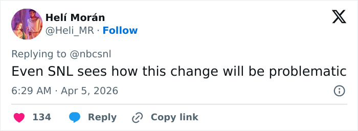 Screenshot of a tweet reacting to SNL&rsquo;s Black Snape skit critiquing HBO Harry Potter reboot casting choices.