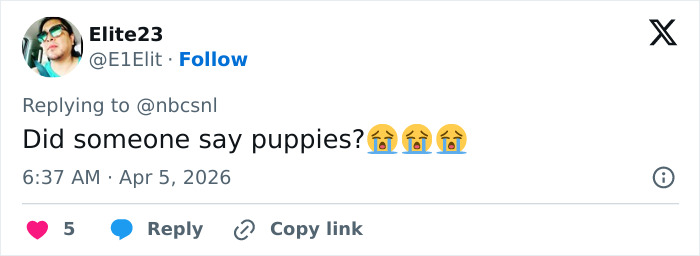 Screenshot of a Twitter reply mocking SNL&rsquo;s sketch, referencing internet backlash over Bryan Noem scandal.