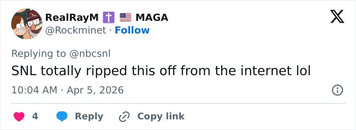 Screenshot of a social media post reacting to SNL&rsquo;s Black Snape skit roasting HBO Harry Potter reboot casting.