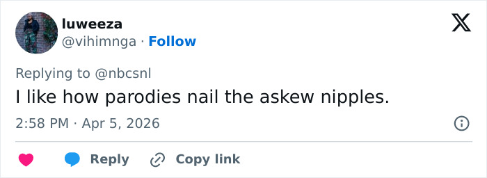 Tweet criticizing SNL&rsquo;s parody mocking Kristi Noem&rsquo;s husband Bryan amid scandal, sparking internet backlash.