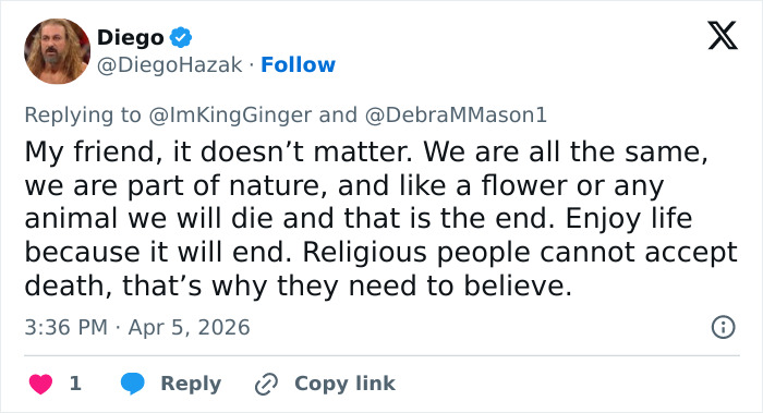 Homem afirma que viagem espacial é 