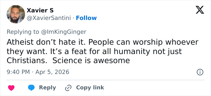 Homem afirma que viagem espacial é 