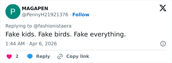 Tweet from MAGAPEN responding with criticism about Meghan Markle's Easter clip of Archie and Lilibet, sparking backlash.