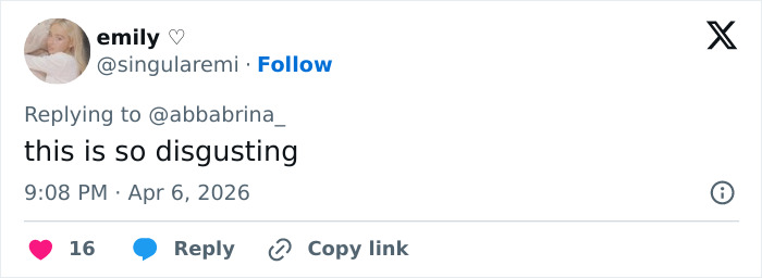 "Tão nojento": O vídeo do 'Dia da minha vida com Sabrina Carpenter' do homem provoca reação online "Tão nojento": O vídeo do 'Dia da minha vida com Sabrina Carpenter' do homem provoca reação online