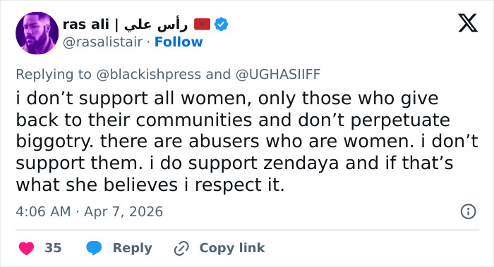Internet destrói Zendaya após seu antigo comentário sobre ser feminista ressurgir