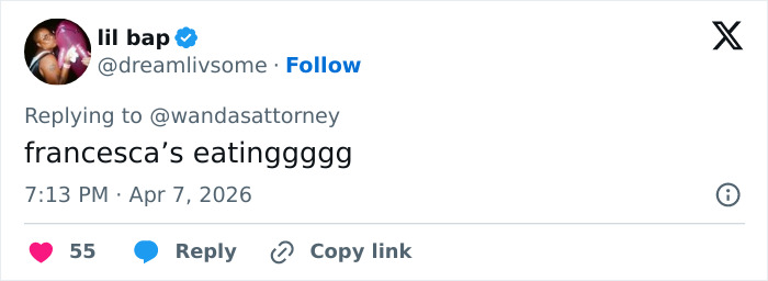 Screenshot of a social media reply showing a casual comment, highlighting viewer reactions to Netflix's nepotism backlash.