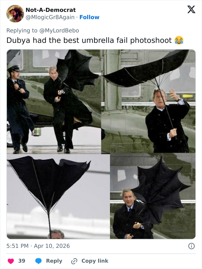 "Not A Presidential Skill": Why Presidents Struggle With Closing Umbrellas "Not A Presidential Skill": Why Presidents Struggle With Closing Umbrellas