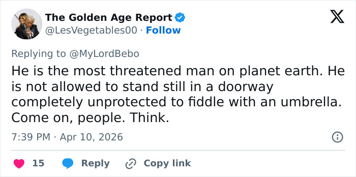 "Not A Presidential Skill": Why Presidents Struggle With Closing Umbrellas "Not A Presidential Skill": Why Presidents Struggle With Closing Umbrellas
