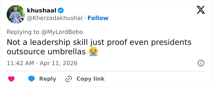 "Not A Presidential Skill": Why Presidents Struggle With Closing Umbrellas "Not A Presidential Skill": Why Presidents Struggle With Closing Umbrellas