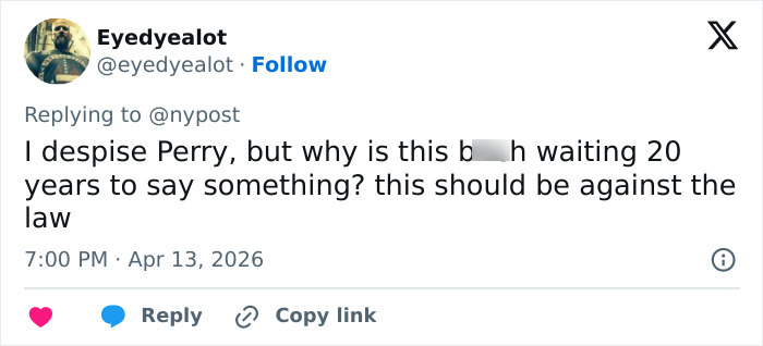 Antes de Ruby Rose, a modelo de 'Teenage Dream' de Katy Perry fez uma alegação bombástica de má conduta