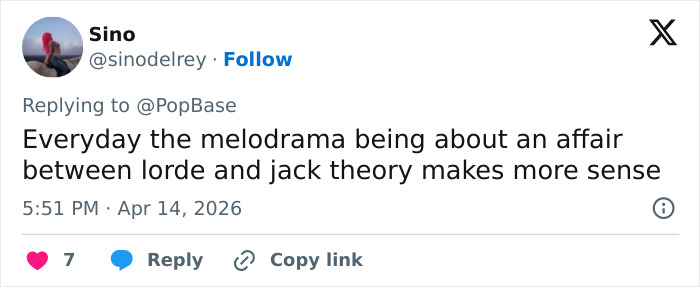 Screenshot of a tweet discussing Peak Main Character Syndrome related to Lena Dunham&rsquo;s cheating revelation.