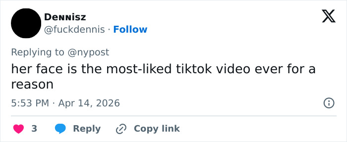 Tweet screenshot discussing a Coachella guest going viral as the most beautiful girl alive after turning heads at the festival.