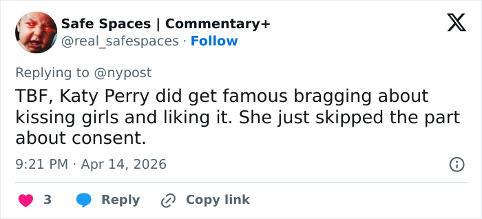 Outra alegação bombástica de Katy Perry ressurge após reivindicação de Ruby Rose