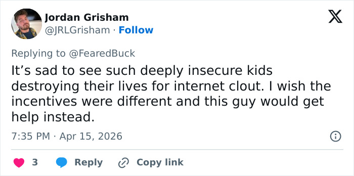 ‘Looksmaxxing’ Influencer Clavicular Breaks Silence After ‘Brutal’ Hospitalization Following Live Incident