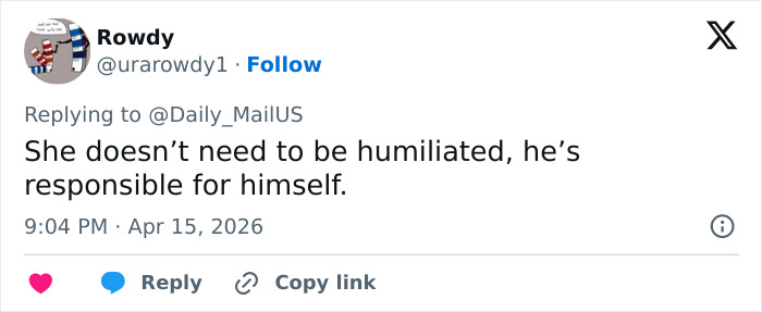 Screenshot of a social media reply about Kristi and Bryon Noem’s $2.6 million debt scandal and luxury spending concerns.