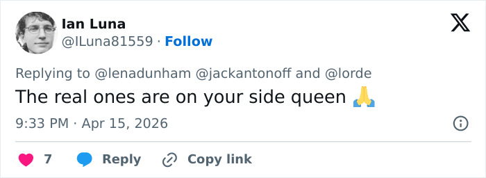 2017 Lena Dunham Tweet About Lorde And Jack Antonoff Resurfaces Amid Explosive Memoir Revelations