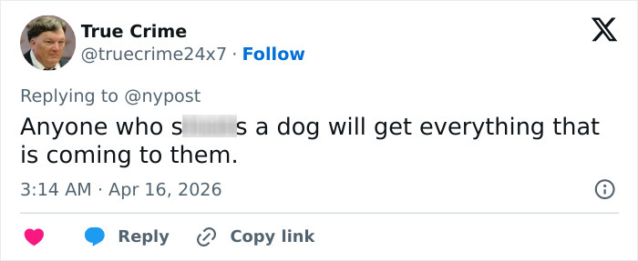 Screenshot of a tweet from True Crime discussing Kristi and Bryon Noem’s $2.6 million debt scandal and luxury spending concerns.