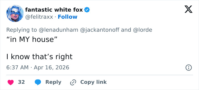 2017 Lena Dunham Tweet About Lorde And Jack Antonoff Resurfaces Amid Explosive Memoir Revelations