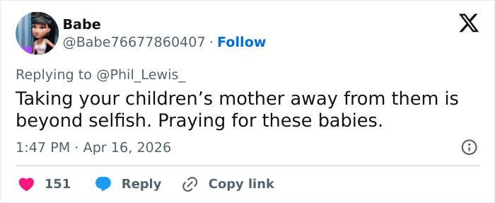Tweet by Babe expressing concern for children and mentioning holes in her shirt case involving Justin Fairfax.