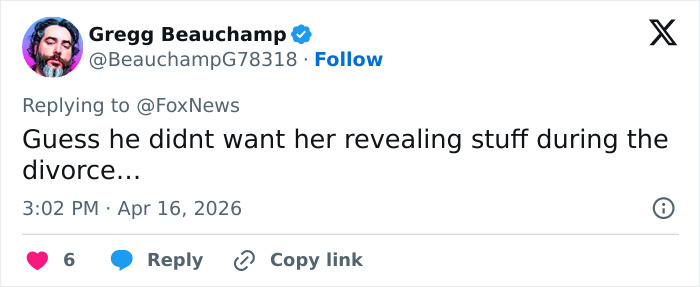 Screenshot of a social media reply discussing holes in her shirt in the ex-Virginia Lt. Governor Justin Fairfax case.