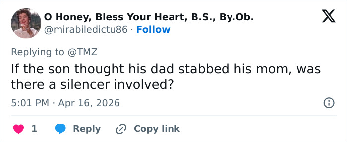 Screenshot of a Twitter reply discussing the 911 call revealing chilling details in the Justin Fairfax case.