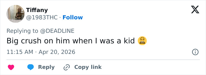 A estrela de 'Melrose Place', Patrick Muldoon, morre repentinamente aos 57 anos