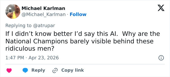 "Tive que triplicar a verificação": Detalhe na foto da Casa Branca com o tênis feminino da Geórgia desperta críticas