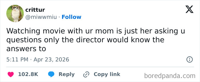 A tweet by @miwwmiu, showing one of many hilarious tweets inspired by Warm Spring Weather and Sunny Days.