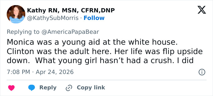 Monica Lewinsky conta uma piada inesperada sobre o caso de Bill Clinton e fica estranho rapidamente