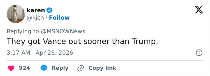 Erika Kirk enfrenta reação após comentário após grande incidente de segurança em jantar na Casa Branca