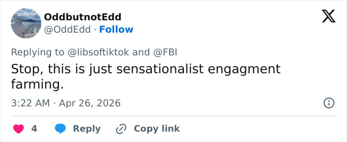 Creepy Post From 2023 Linked To White House Correspondents' Dinner Attacker By Stunned Netizens