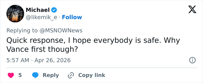 Erika Kirk enfrenta reação após comentário após grande incidente de segurança em jantar na Casa Branca