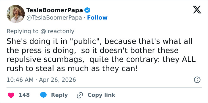 Mulher criticada por ato bizarro em meio ao caos após ataque em jantar de correspondentes na Casa Branca